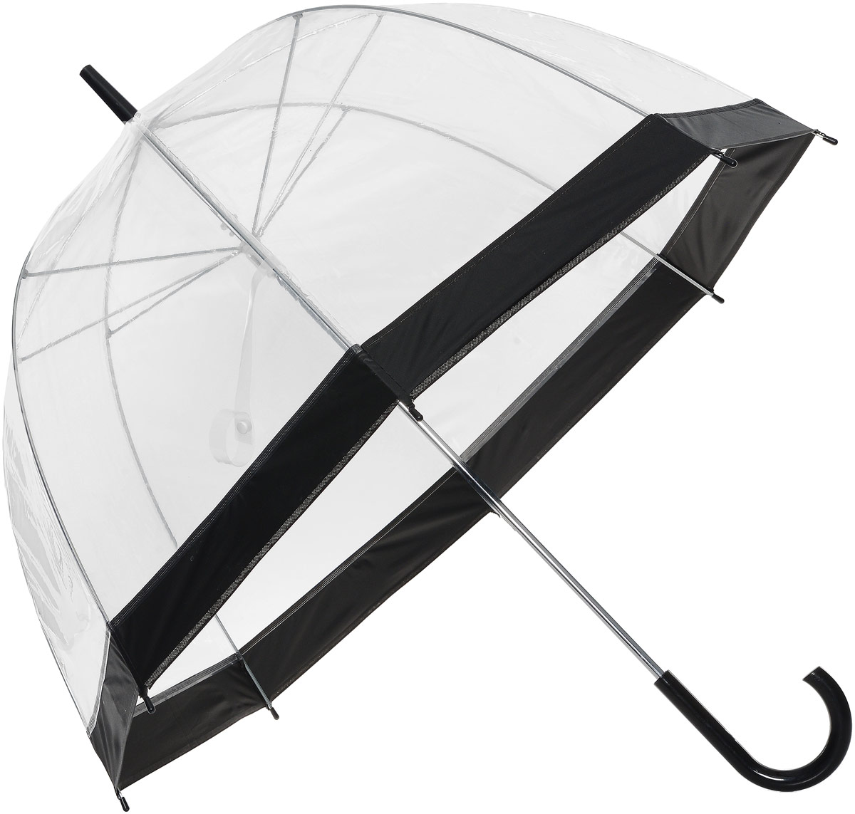Women's transparent umbrellas-canes